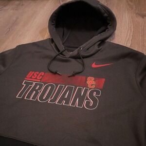 USC TROJANS Nike Dri fit‎ black and grey hoodie XL